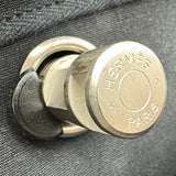 エルメス HERMES エールバッグMM □C刻 ブラック シルバー金具 トワル/レザー メンズ ショルダーバッグ