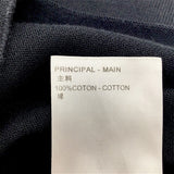 ルイ・ヴィトン LOUIS VUITTON インタルシアコットン ジャガード カットソー SS HPN83W ブラック コットン100% メンズ カットソー