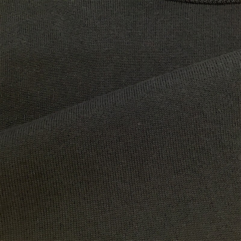 ルイ・ヴィトン LOUIS VUITTON インタルシアコットン ジャガード カットソー SS HPN83W ブラック コットン100% メンズ カットソー