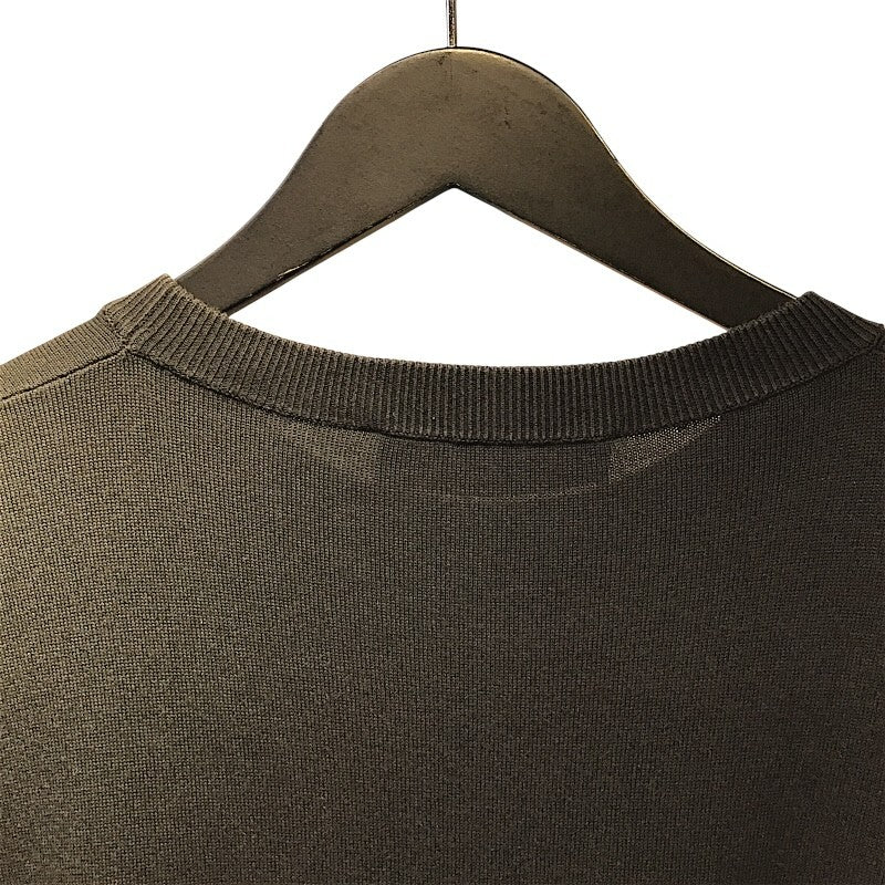 ルイ・ヴィトン LOUIS VUITTON インタルシアコットン ジャガード カットソー SS HPN83W ブラック コットン100% メンズ カットソー