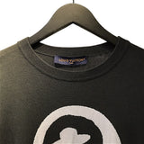 ルイ・ヴィトン LOUIS VUITTON インタルシアコットン ジャガード カットソー SS HPN83W ブラック コットン100% メンズ カットソー