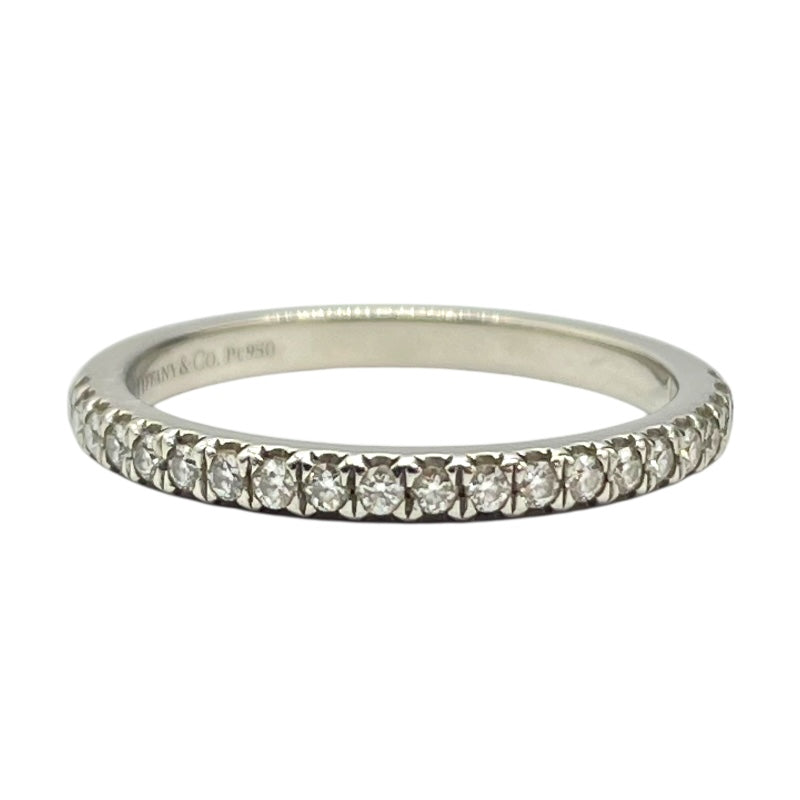 ティファニー TIFFANY＆CO ソレストハーフエタニティダイヤリング Pt950/ダイヤモンド ジュエリー