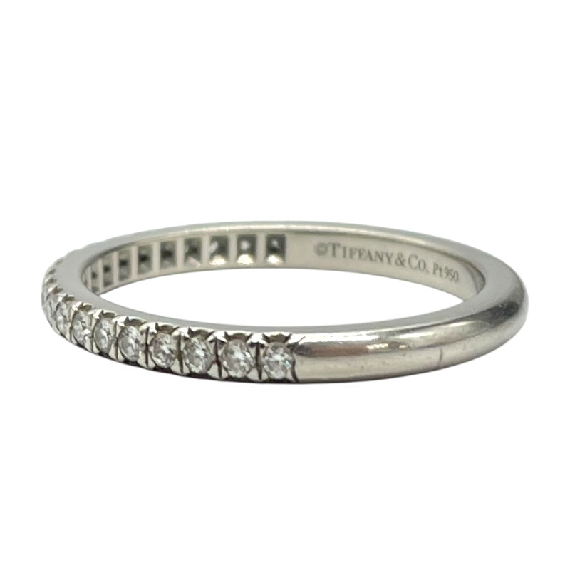 ティファニー TIFFANY＆CO ソレストハーフエタニティダイヤリング Pt950/ダイヤモンド ジュエリー