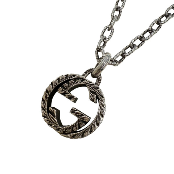 グッチ GUCCI インターロッキングG アラベスク ネックレス SV925 ジュエリー