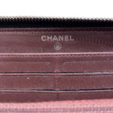 シャネル CHANEL クラシックロングジップウォレット ブラック/SV金具 ラム レディース 長財布