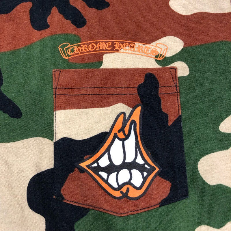 クロムハーツ CHROME HEARTS xMatty Boy カモフラージュ柄　プリントTシャツ メンズ 半袖Ｔシャツ