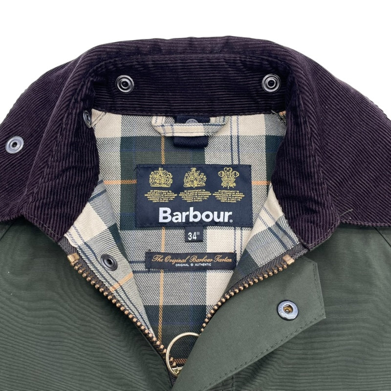 Barbour　ワックスジャケット 1702409 グリーン ポリエステル メンズ ミリタリージャケット