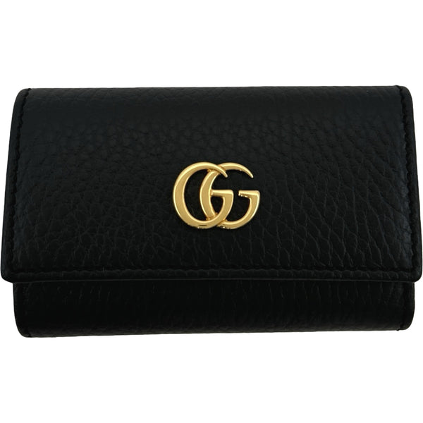 グッチ GUCCI GGマーモント6連キーケース 456118 ブラック レザー