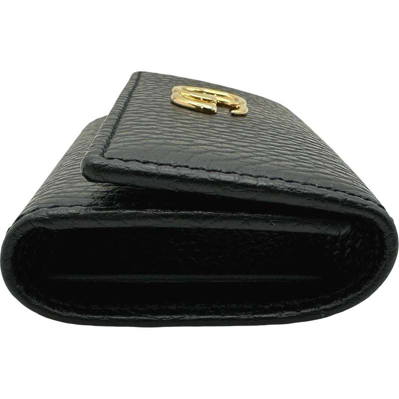 ✨美品✨ GUCCI グッチ　GGマーモント　6連キーケース　ブラックレザー グッチ GUCCI GGマーモント6連キーケース 456118 ブラック レザー