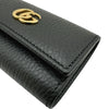 グッチ GUCCI GGマーモント6連キーケース 456118 ブラック レザー レディース キーケース