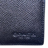 コーチ COACH ロゴ二つ折り財布 C6331 ブラック レザー メンズ 二つ折り財布