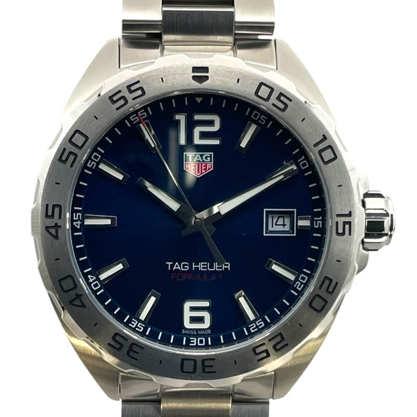 タグ・ホイヤー TAG HEUER フォーミュラ1 デイト WAZ1118 ブルー SS クオーツ メンズ 腕時計