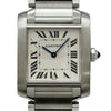 カルティエ Cartier タンク フランセーズ MM W51003Q3 アイボリー ステンレススチール クオーツ ユニセックス 腕時計