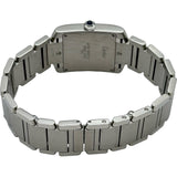 カルティエ Cartier タンク フランセーズ MM W51003Q3 アイボリー ステンレススチール クオーツ ユニセックス 腕時計