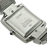 カルティエ Cartier タンクフランセーズ LM W51002Q3 シルバー ステンレススチール 自動巻き レディース 腕時計