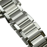 カルティエ Cartier タンクフランセーズ LM W51002Q3 シルバー ステンレススチール 自動巻き レディース 腕時計