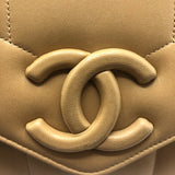 シャネル CHANEL マドモアゼルショルダーバッグ ベージュ ラムスキン レディース ショルダーバッグ