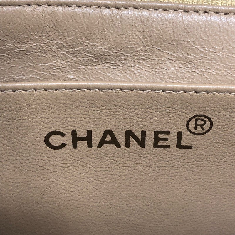シャネル CHANEL マドモアゼルショルダーバッグ ベージュ ラムスキン レディース ショルダーバッグ