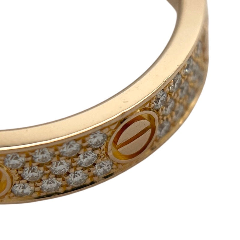 カルティエ Cartier ミニラブリング パヴェダイヤ #51(11号) K18PG ジュエリー
