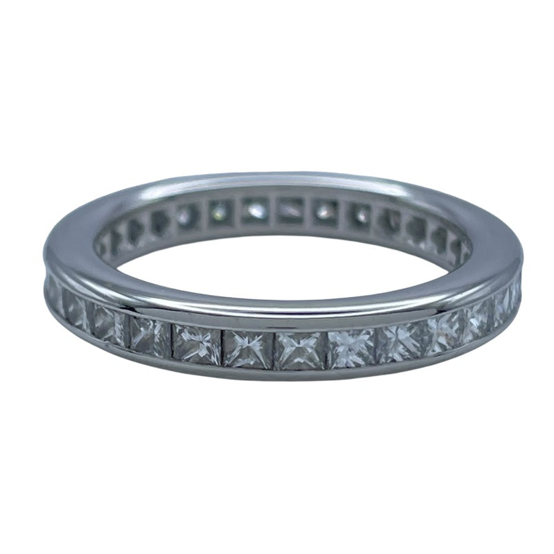 ハリーウィンストン HARRY WINSTON プリンセスカット・チャネルセット・リング プラチナ Pt950 ジュエリー