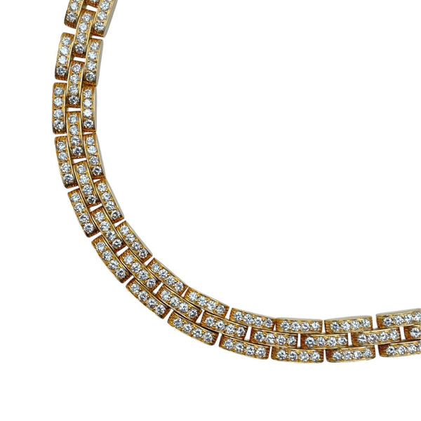カルティエ Cartier マイヨンパンテールフルパヴェダイヤネックレス ゴールド 750 ジュエリー