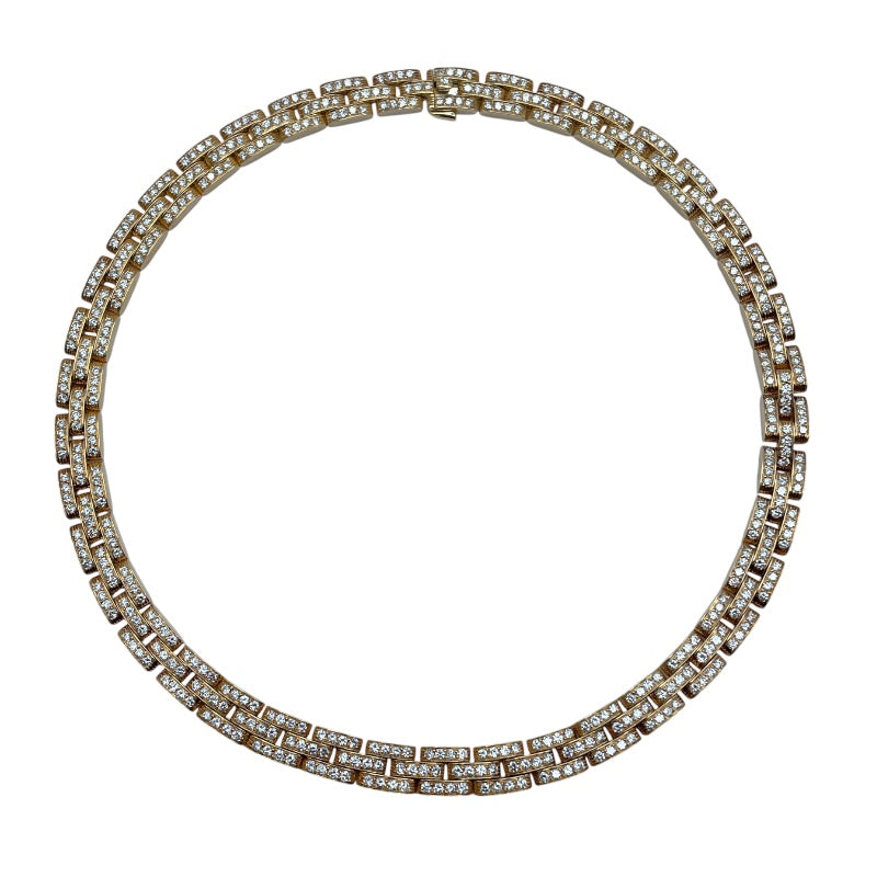 カルティエ Cartier マイヨンパンテールフルパヴェダイヤネックレス ゴールド 750 ジュエリー