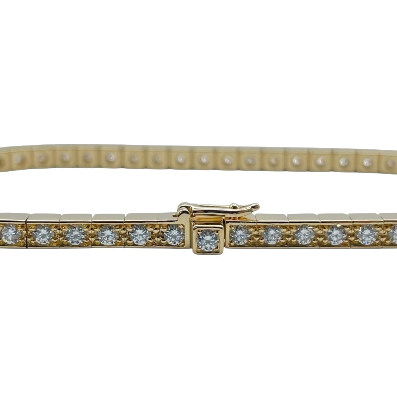 カルティエ Cartier ラニエールダイヤテニスブレスレット イエローゴールド 750YG ダイヤモンド ジュエリー