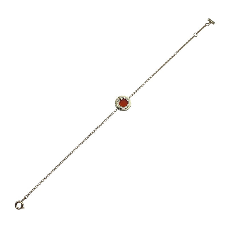 ティファニー TIFFANY＆CO Tトゥサークルブレス ダイヤ/カーネリアン ゴールド 750 ダイヤモンド ジュエリー