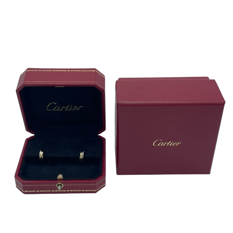 カルティエ Cartier トリニティミニピアス ゴールド/ホワイトゴールド/ピンクゴールド 750 ジュエリー
