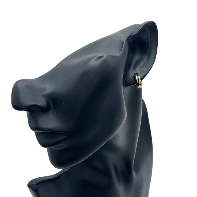 カルティエ Cartier トリニティミニピアス ゴールド/ホワイトゴールド/ピンクゴールド 750 ジュエリー