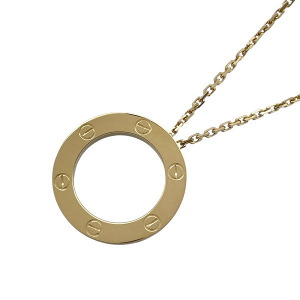 カルティエ Cartier ラブサークルネックレス ゴールド Au750 ジュエリー