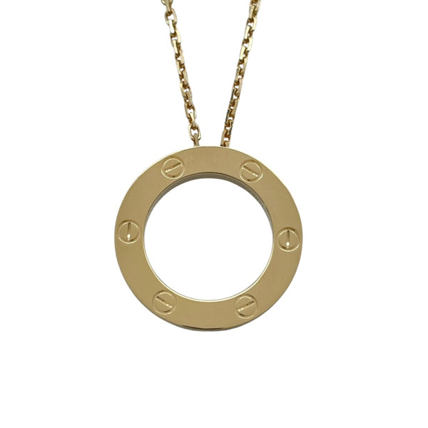 カルティエ Cartier ラブサークルネックレス ゴールド Au750 ジュエリー