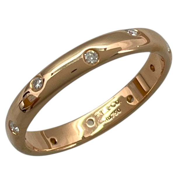 ティファニー TIFFANY＆CO 11Pダイヤリング 750PG ピンクゴールド Au750 ジュエリー