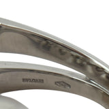 ブルガリ BVLGARI ルチア ダイヤリング 2ロウ ホワイトゴールド 750 ダイヤモンド ジュエリー