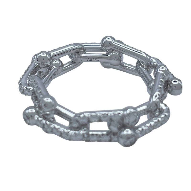 ティファニー TIFFANY＆CO ハードウェア スモールリング フルダイヤ リング ホワイトゴールド Au750 ジュエリー