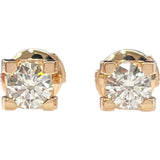 カルティエ Cartier Cドゥ カルティエ ダイヤピアス ピンクゴールド K18PG ダイヤモンド ジュエリー