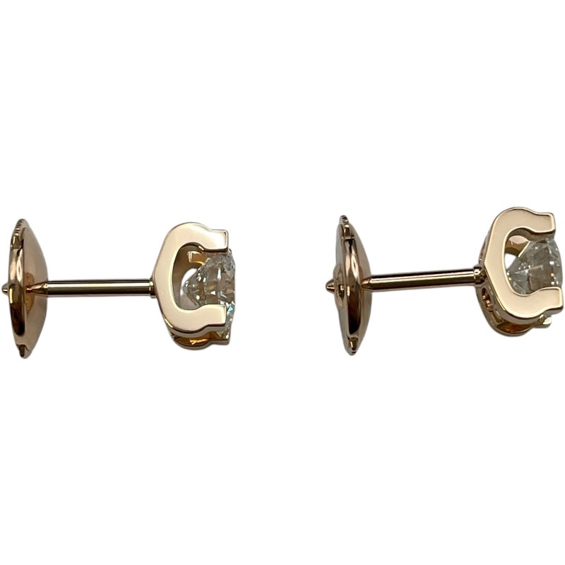 カルティエ Cartier Cドゥ カルティエ ダイヤピアス ピンクゴールド K18PG ダイヤモンド ジュエリー