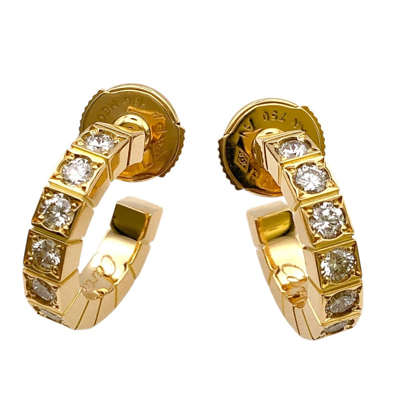 カルティエ Cartier ラニエール ダイヤ フープピアス イエローゴールド K18YG ダイヤモンド ジュエリー