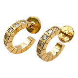 カルティエ Cartier ラニエール ダイヤ フープピアス イエローゴールド K18YG ダイヤモンド ジュエリー