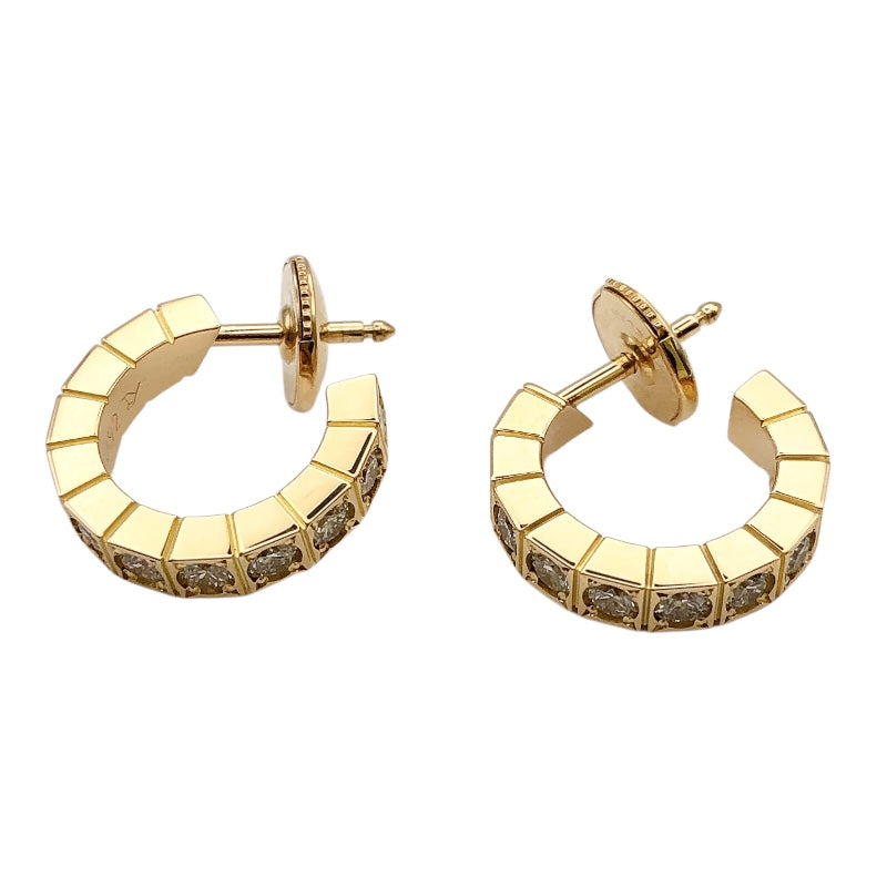 カルティエ Cartier ラニエール ダイヤ フープピアス イエローゴールド K18YG ダイヤモンド ジュエリー