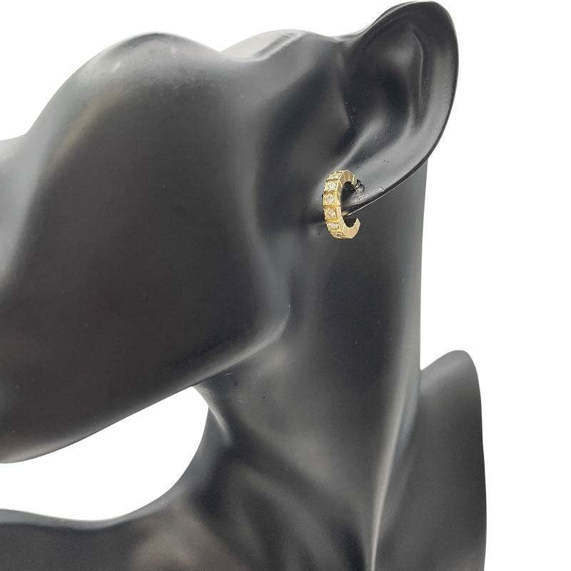 カルティエ Cartier ラニエール ダイヤ フープピアス イエローゴールド K18YG ダイヤモンド ジュエリー