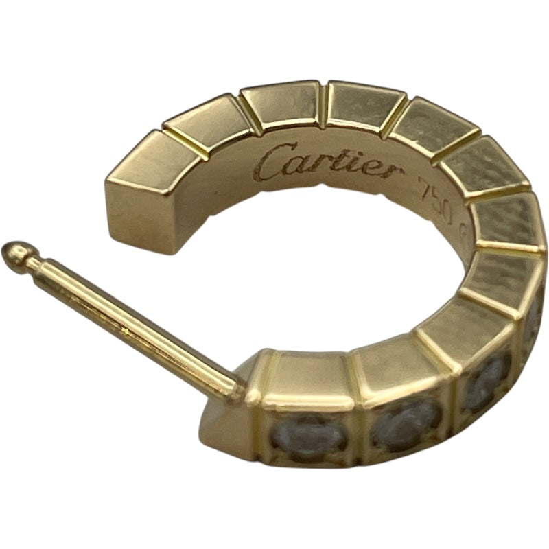 カルティエ Cartier ラニエール ダイヤ フープピアス イエローゴールド K18YG ダイヤモンド ジュエリー