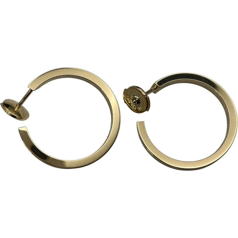 カルティエ Cartier フープ ダイヤピアス イエローゴールド K18YG ダイヤモンド ジュエリー