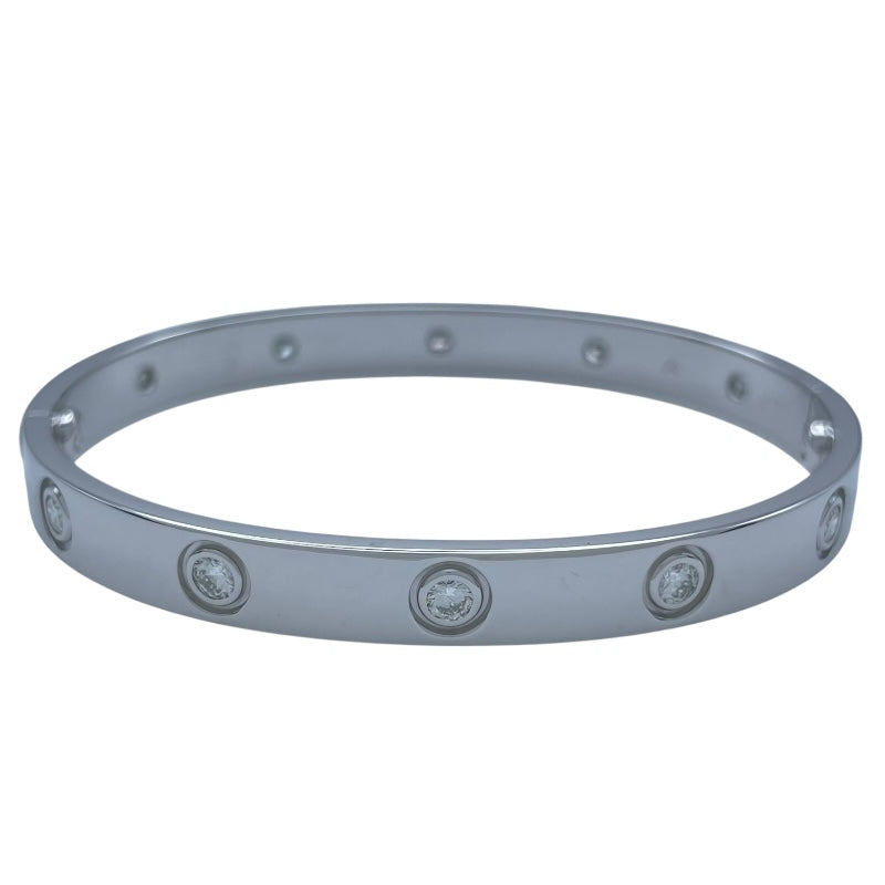 カルティエ Cartier ラブブレス フルダイヤ ホワイトゴールド 750 ジュエリー
