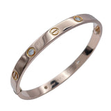 カルティエ Cartier ラブブレス 4Pダイヤ ピンクゴールド Au750 ジュエリー