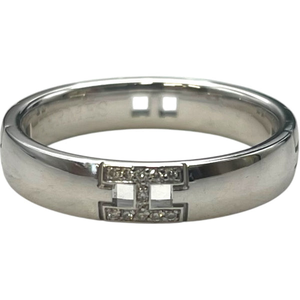 エルメス HERMES エヴァ―ヘラクレス ダイヤリング ホワイトゴールド 750WG ジュエリー