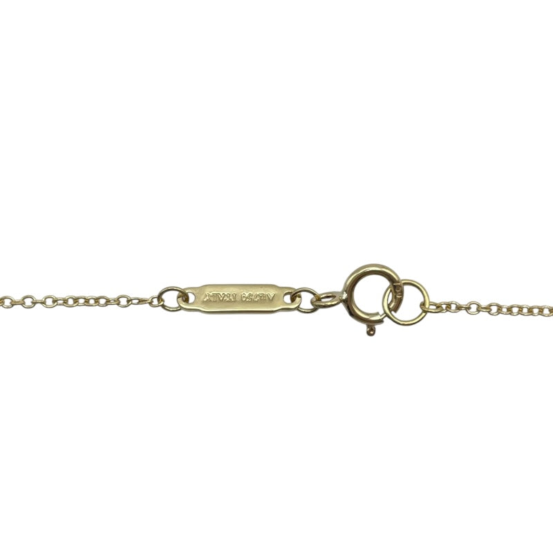 ティファニー TIFFANY＆CO Tスクエアダイヤネックレス ゴールド Au750