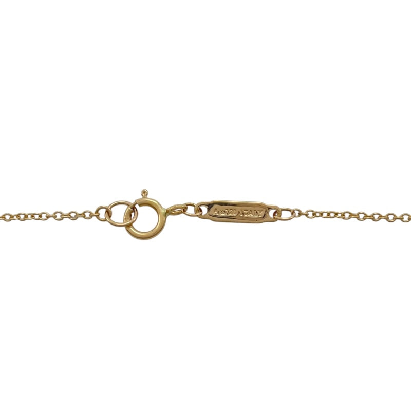 ティファニー TIFFANY＆CO Tスクエアダイヤネックレス ピンクゴールド Au750 ジュエリー