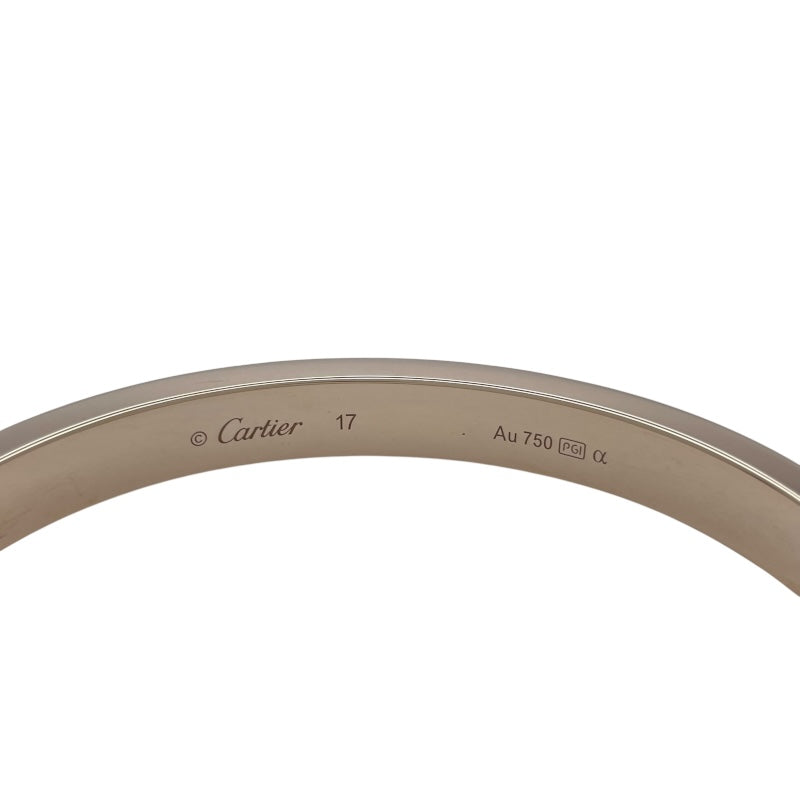 カルティエ Cartier ラブブレス パヴェダイヤ ピンクゴールド Au750 ジュエリー
