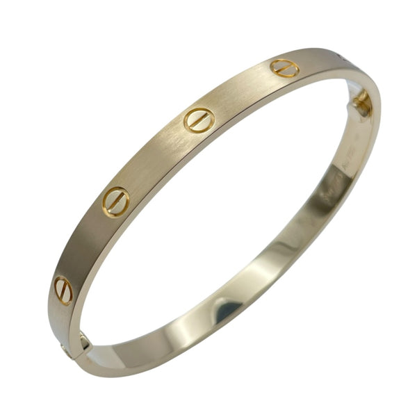 カルティエ Cartier ラブブレス ブラッシュ仕上げ ゴールド Au750 ジュエリー